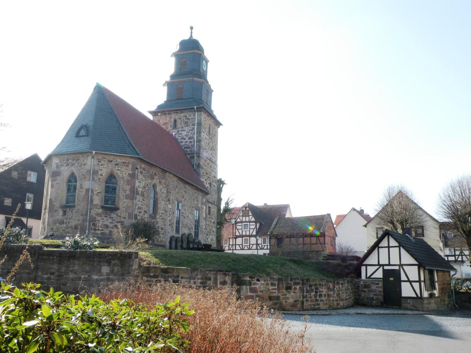 Апартаменты Hollestuebchen Hessisch Lichtenau Экстерьер фото